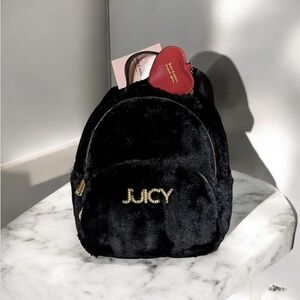 Juicy Couture faux-fur backpack